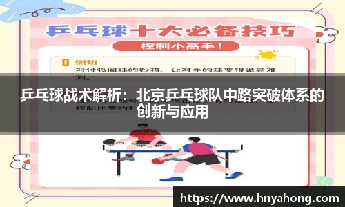 乒乓球战术解析：北京乒乓球队中路突破体系的创新与应用